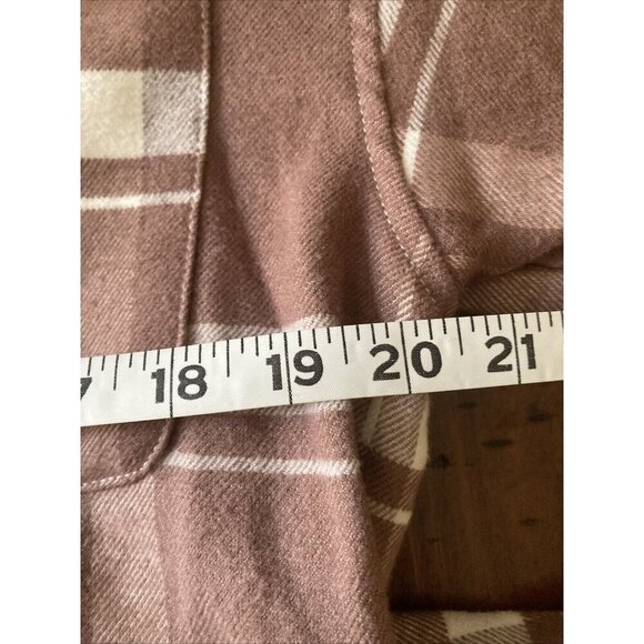 A New Day brown Plaid Tie Front Jacket Size XS - Picture 7 of 8